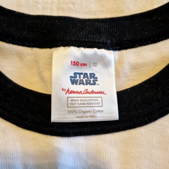 Hanna Andersson boys size 150 or 12 Star Wars pajama top vguc - Picture 2 of 4